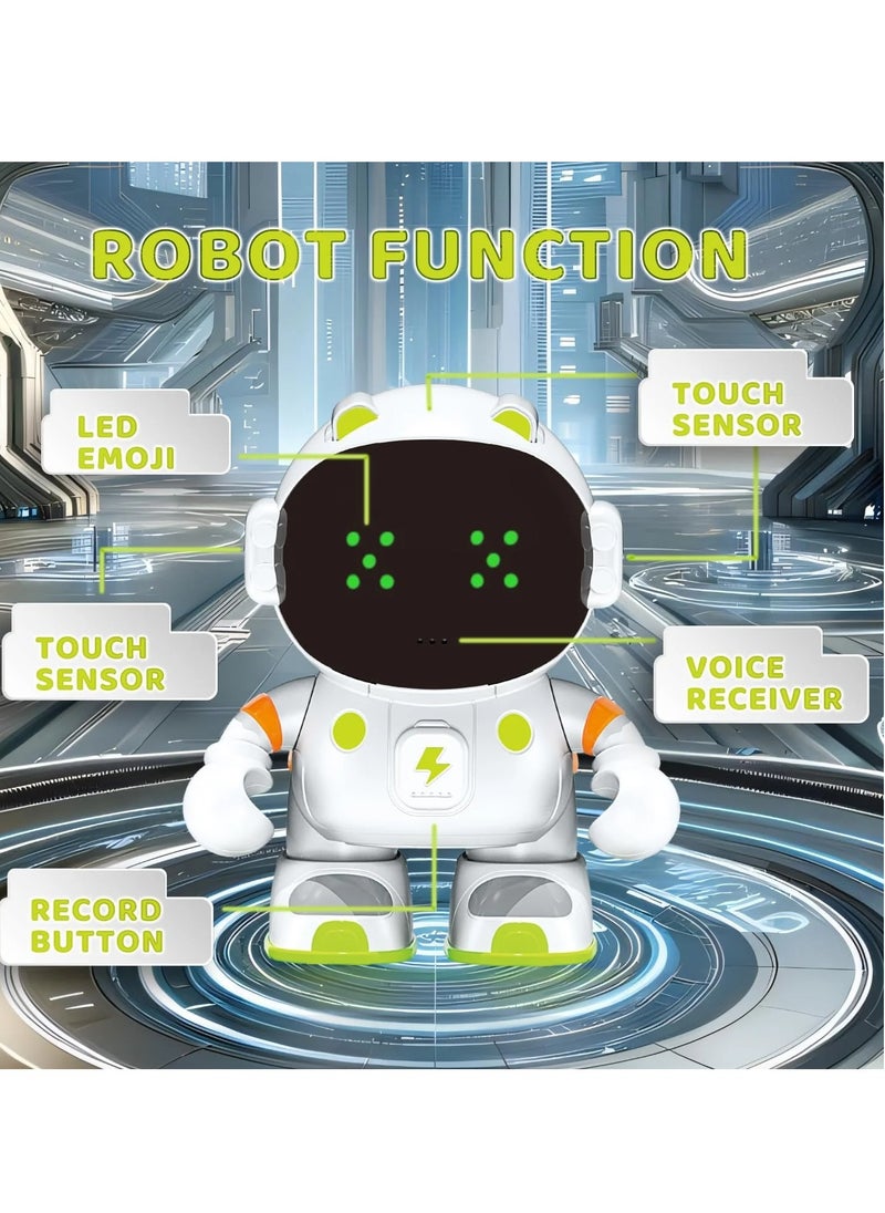 Kids Smart Voice Control Small Talking Robot Friend Electronic Toy Touch Sensor Astronaut Artificial Intelligence Robotics Toy