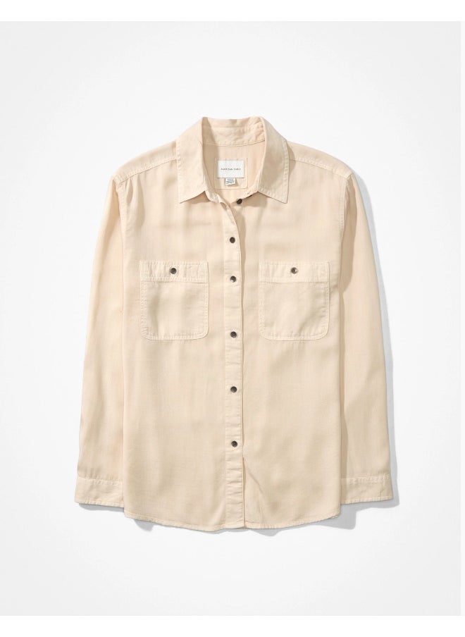 Pocket Detail Button Down Shirt