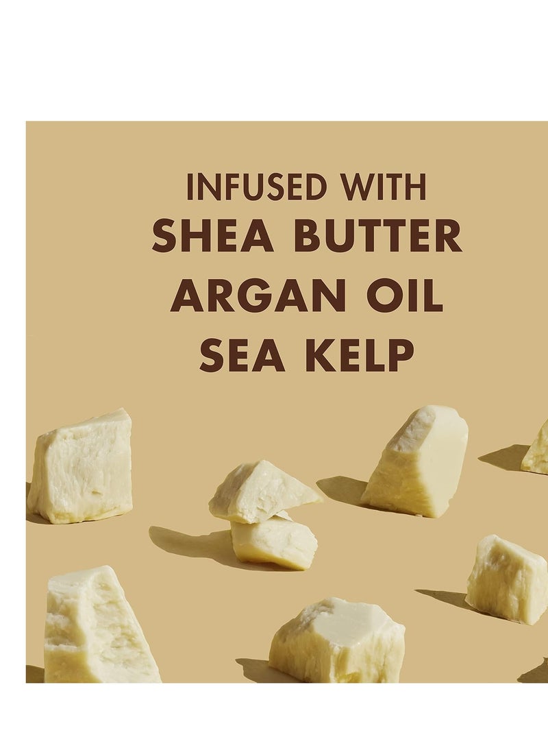 Raw Shea Butter Shampoo and Conditioner Set, Deep Moisturizing with Sea Kelp & Argan Oil, Sulfate Free & Silicone Free, Curly Hair Products, Family Size, 13 Fl Oz (Pack of 2)
