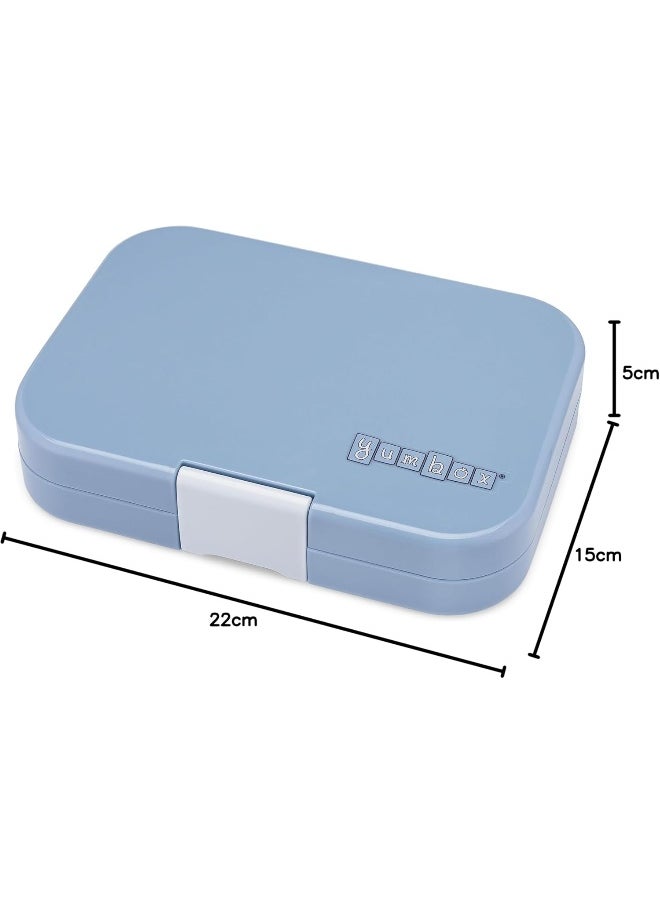Yumbox Panino Leakproof Bento Lunch Box Container for Kids & Adults (Hazy Blue (Panther Tray))