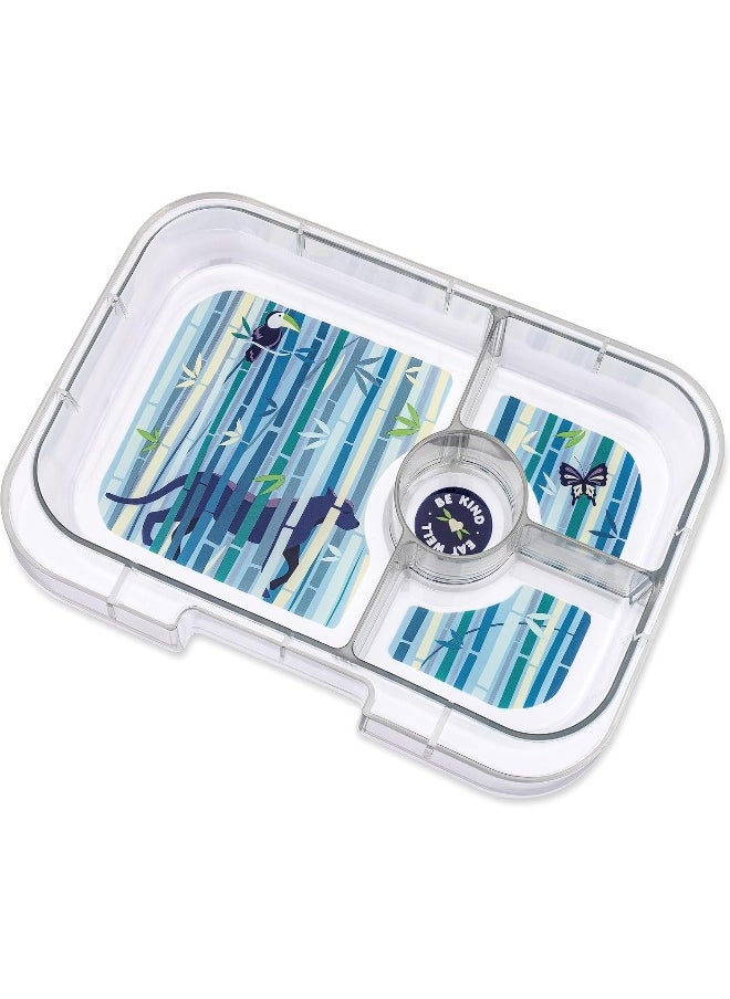 Yumbox Panino Leakproof Bento Lunch Box Container for Kids & Adults (Hazy Blue (Panther Tray))