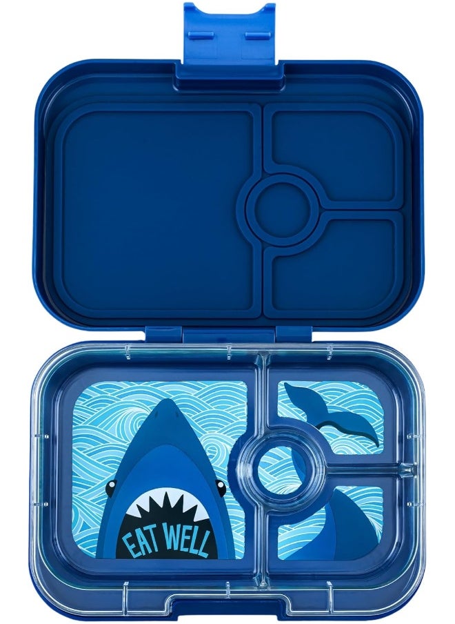 Yumbox Panino Leakproof Bento Lunch Box Container for Kids & Adults (Monte Blue Shark)