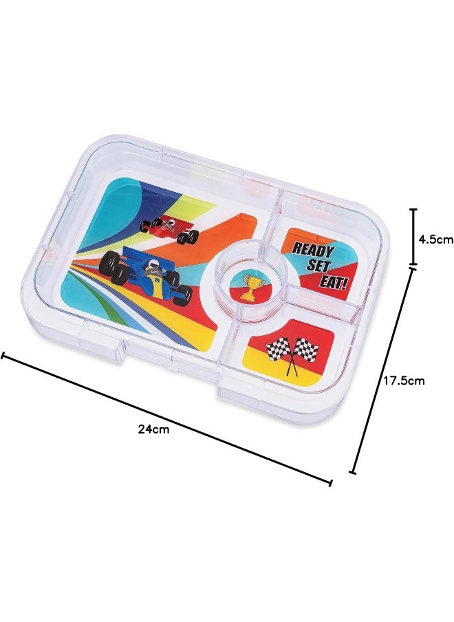 Yumbox GREENWICH TAPAS 4C RACE CARS