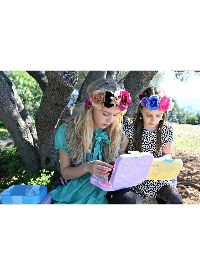 Yumbox Original Leakproof Bento Lunch Box Container for Kids (Lulu Purple)
