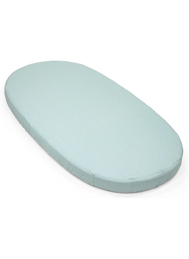 Sleepi V3 Bed Fitted Sheet, Dots Sage
