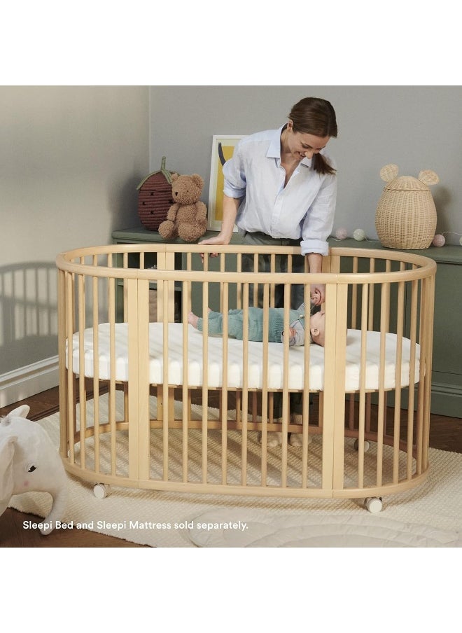 Sleepi Baby Bed Extension Convert Sleepi Mini Crib Into Sleepi Bed Suitable For Children Up To 3 Years Mattress Sold Separately Extends Bed To 127 Cm , 50 Inches  White