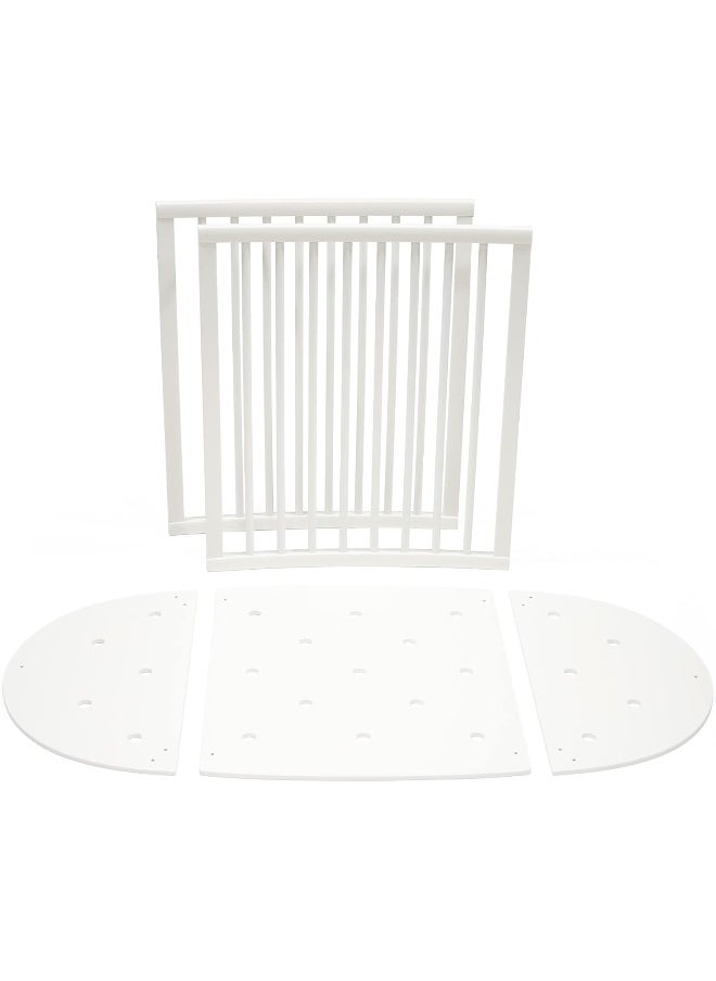 Sleepi Baby Bed Extension Convert Sleepi Mini Crib Into Sleepi Bed Suitable For Children Up To 3 Years Mattress Sold Separately Extends Bed To 127 Cm , 50 Inches  White