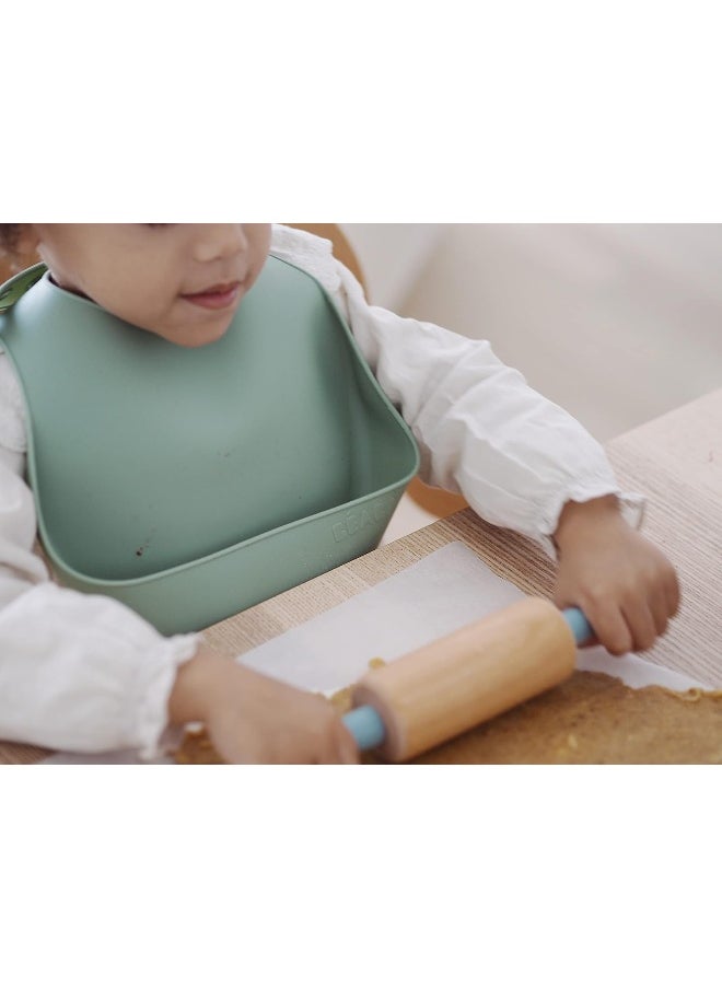Silicone Bib Sage Green