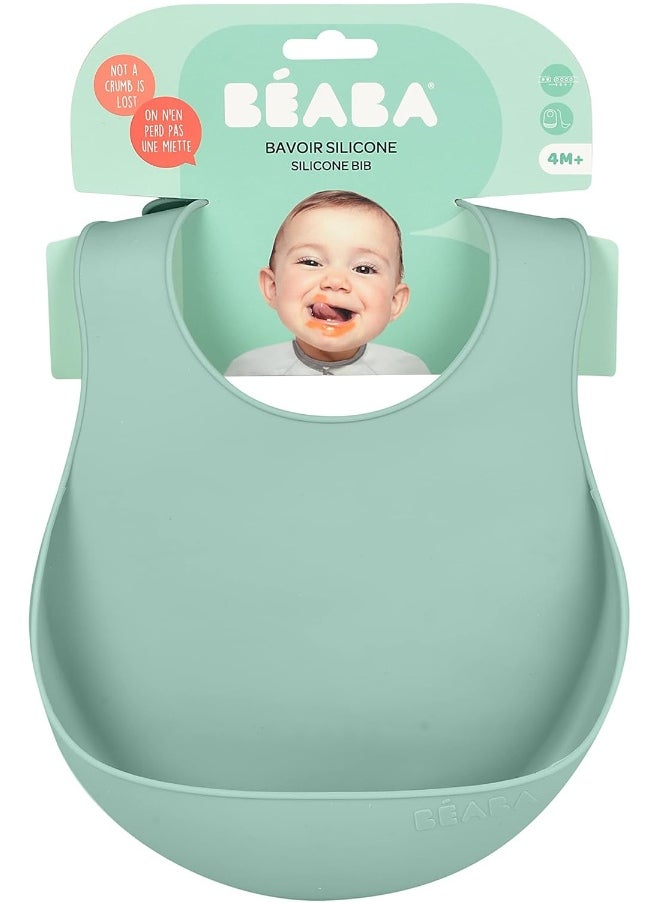 Silicone Bib Sage Green