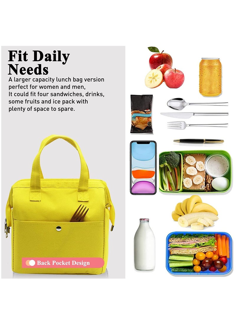 Lunch Bag Bento Bag, Thickened Thermal Insulation Refrigerated Bento Tote Bag, Lunch Box Carrying Bag For Students Ladies Men Picnic Work Outdoor