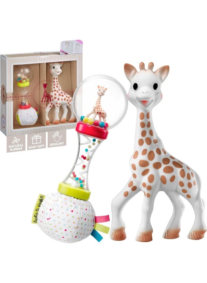 Sophiesticated Teether Set Baby Maracas Rattle