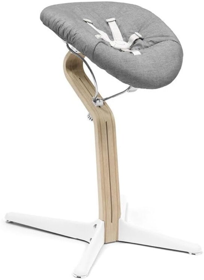 Nomi High Chair Inspires Active Sitting Tool-Free, Seamless Adjustability Includes Stable Footrest And Anti-Tilt Wheels Holds Up To 150 Kg White