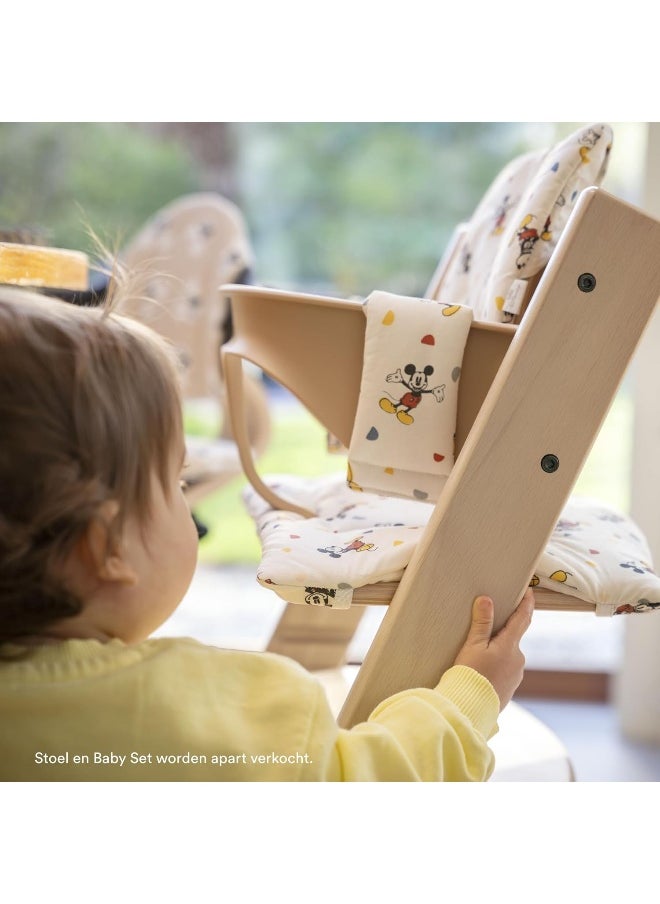 Tripp Trapp Classic Cushion Pair With Tripp Trapp Chair And Baby High Chair For Support And Comfort Machine Washable Fits All Tripp Trapp Chairs Mickey Celebration