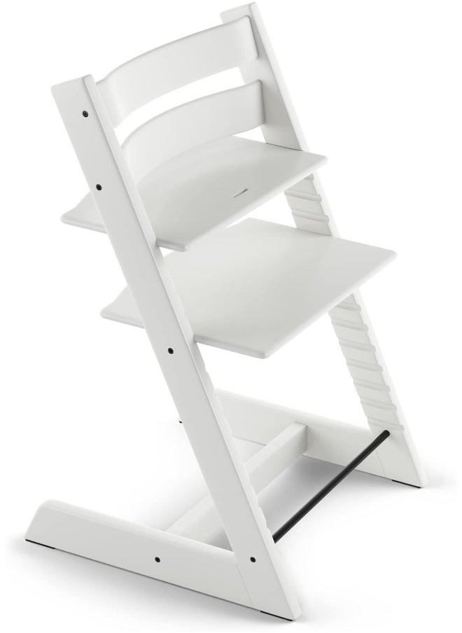 Tripp Trapp Chair Adjustable, Convertible Baby High Chair For Toddlers, Children And Adults Convenient, Comfortable And Ergonomic Classic Design White