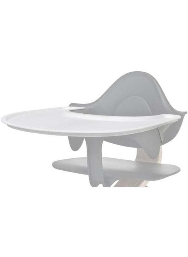 Tray For Baby High Chair Nomi Easily Mounts On Stokke Nomi Baby Set Dishwasher-Safe, Food-Grade Plastic White