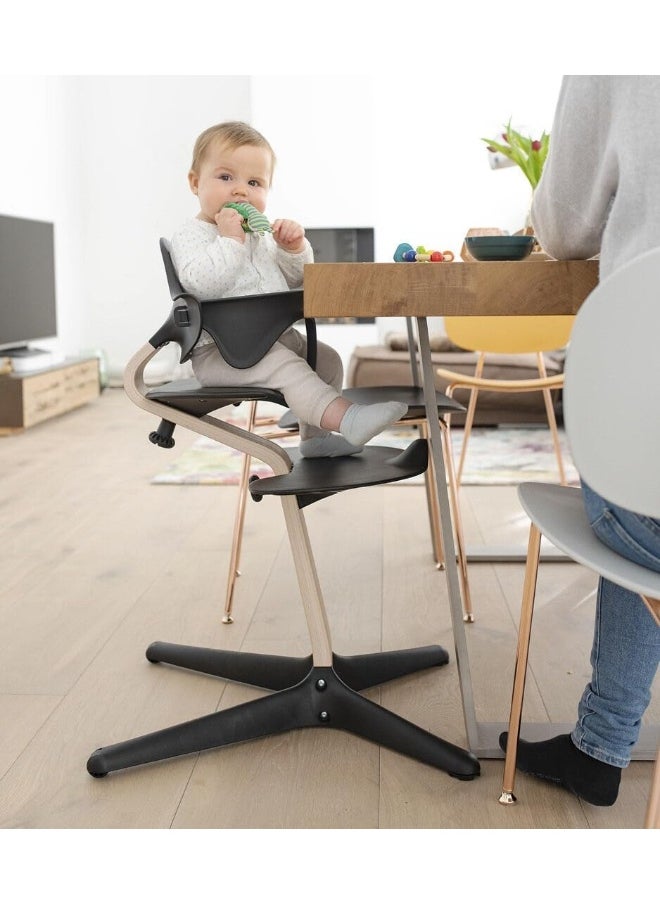 Nomi Baby Set, Black Provides Side And Back Support While Baby Learns To Sit Compatible With All Nomi Chairs