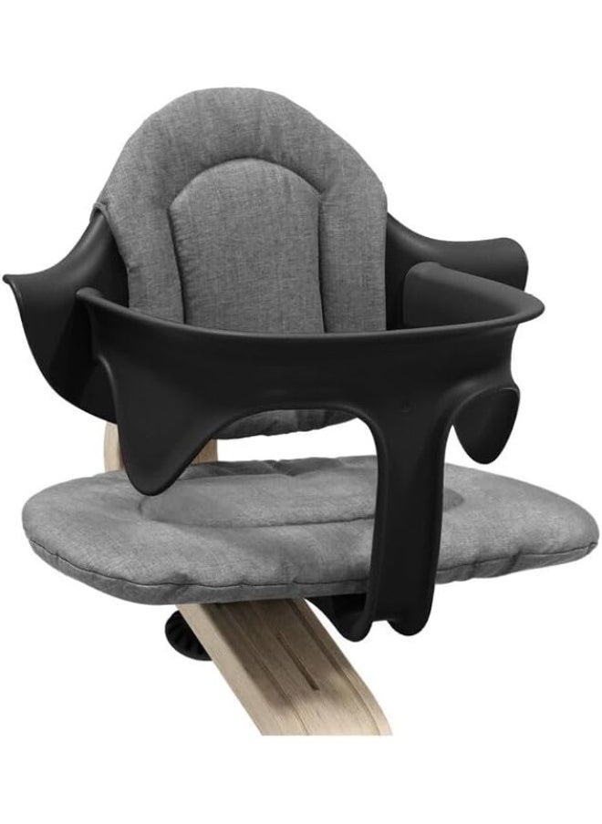 Nomi Baby Set, Black Provides Side And Back Support While Baby Learns To Sit Compatible With All Nomi Chairs