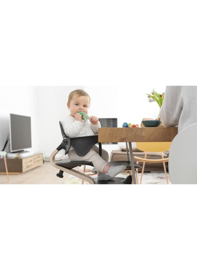 Nomi Baby Set, Black Provides Side And Back Support While Baby Learns To Sit Compatible With All Nomi Chairs