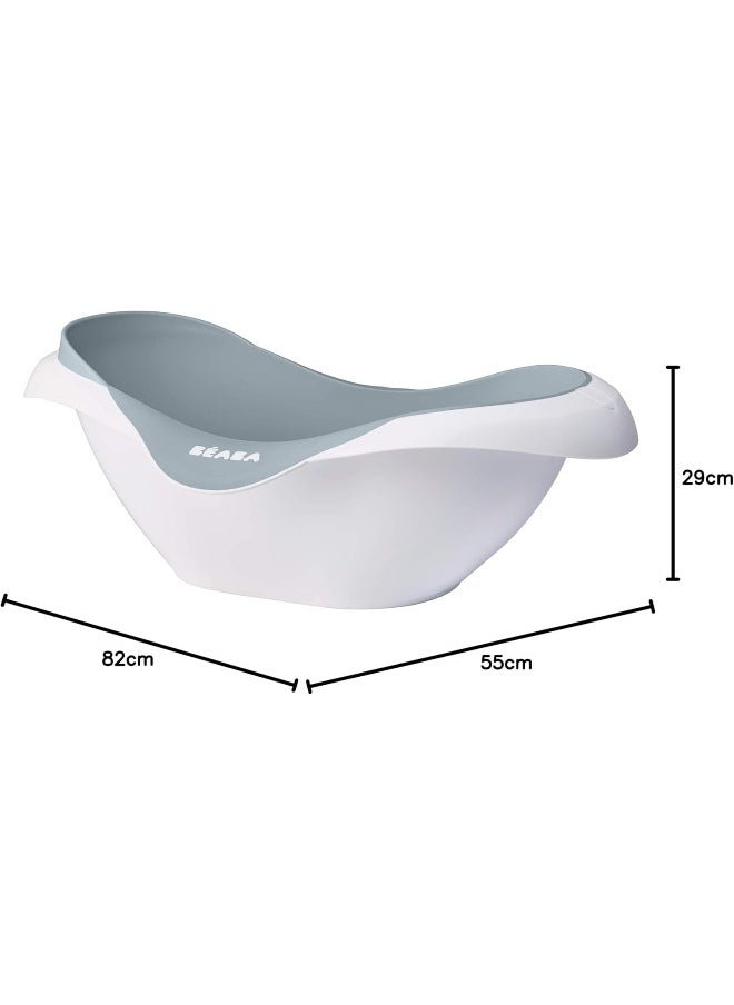 Baby Bath Non-Slip And Comfortable Ergonomic Multi-Functional Soft Flexible Material Drain Plug Camélé'O Made In France Grey 1 Unité , Lot De 1