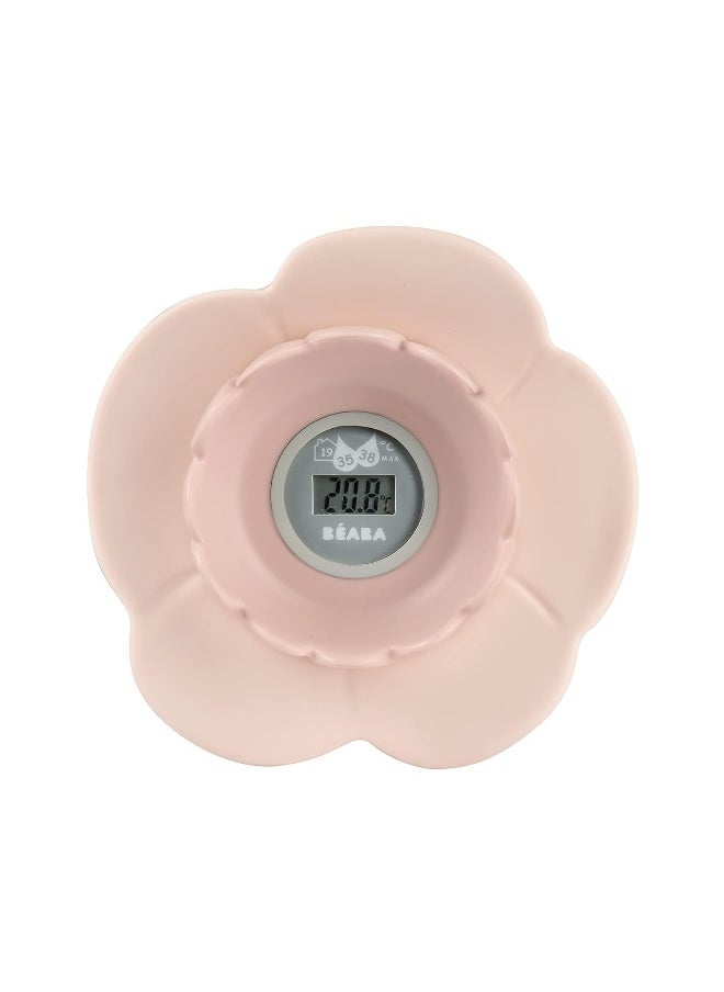 Lotus Multi-Functional Bath Thermometer Old Pink