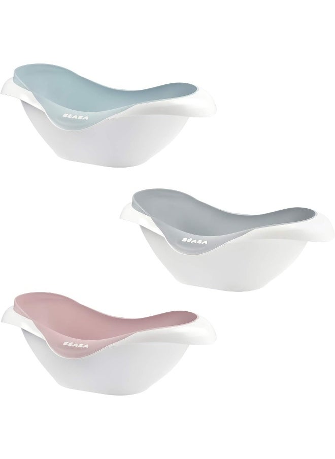 Baby Bath Non-Slip And Comfortable Ergonomic And Multi-Functional Soft And Flexible Material Drain Plug Camélé'O Made In France Pink