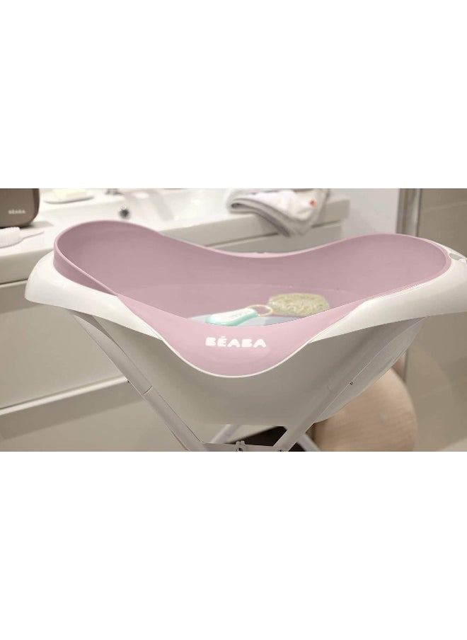 Baby Bath Non-Slip And Comfortable Ergonomic And Multi-Functional Soft And Flexible Material Drain Plug Camélé'O Made In France Pink