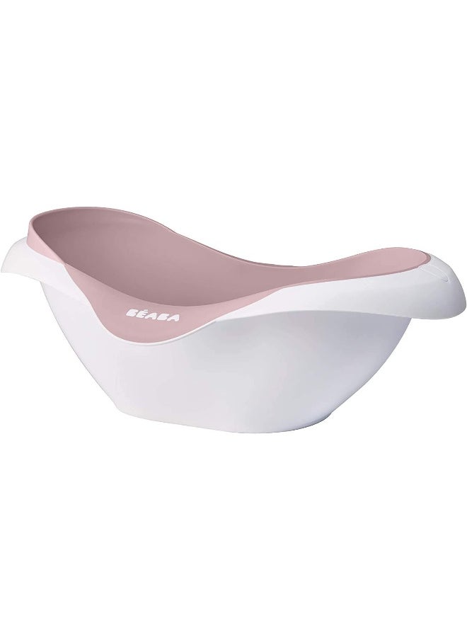 Baby Bath Non-Slip And Comfortable Ergonomic And Multi-Functional Soft And Flexible Material Drain Plug Camélé'O Made In France Pink
