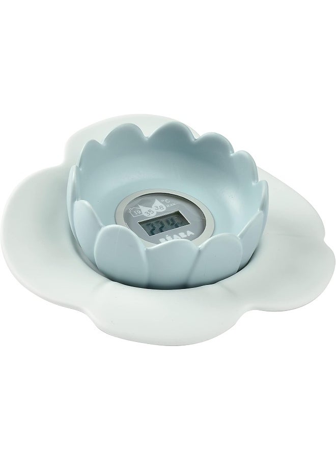 Lotus Multi-Functional Bath Thermometer Green/Blue