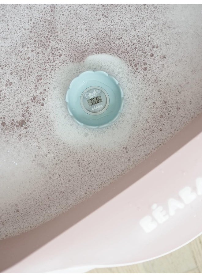 Lotus Multi-Functional Bath Thermometer Green/Blue