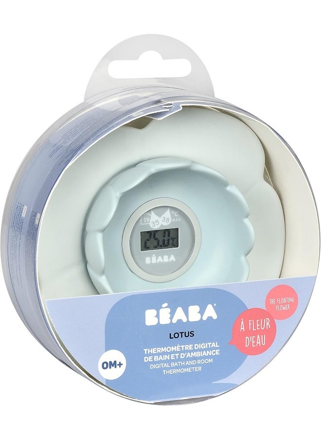 Lotus Multi-Functional Bath Thermometer Green/Blue