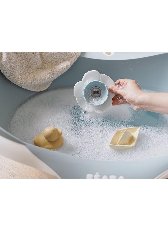 Lotus Multi-Functional Bath Thermometer Green/Blue