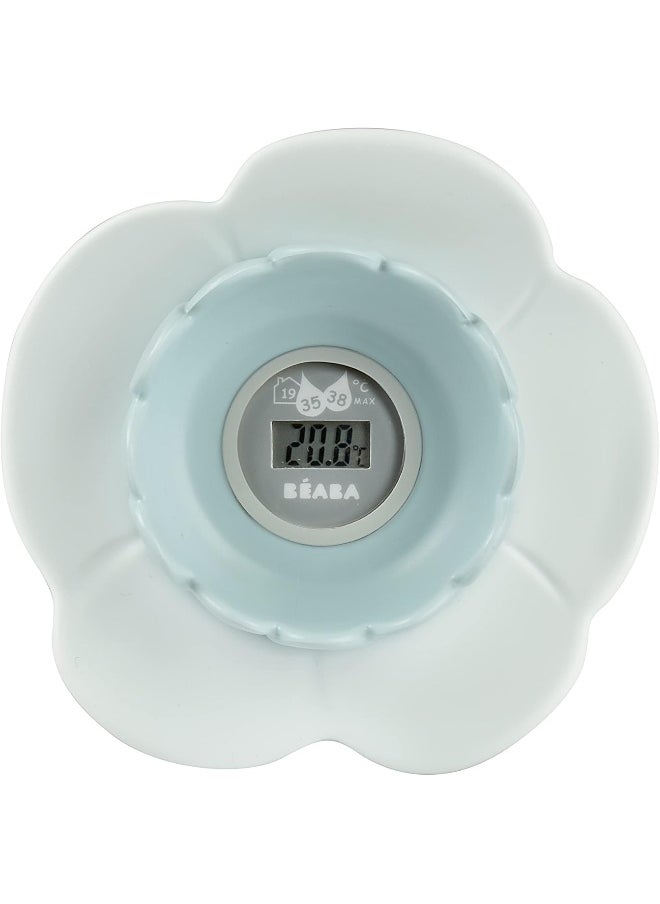 Lotus Multi-Functional Bath Thermometer Green/Blue