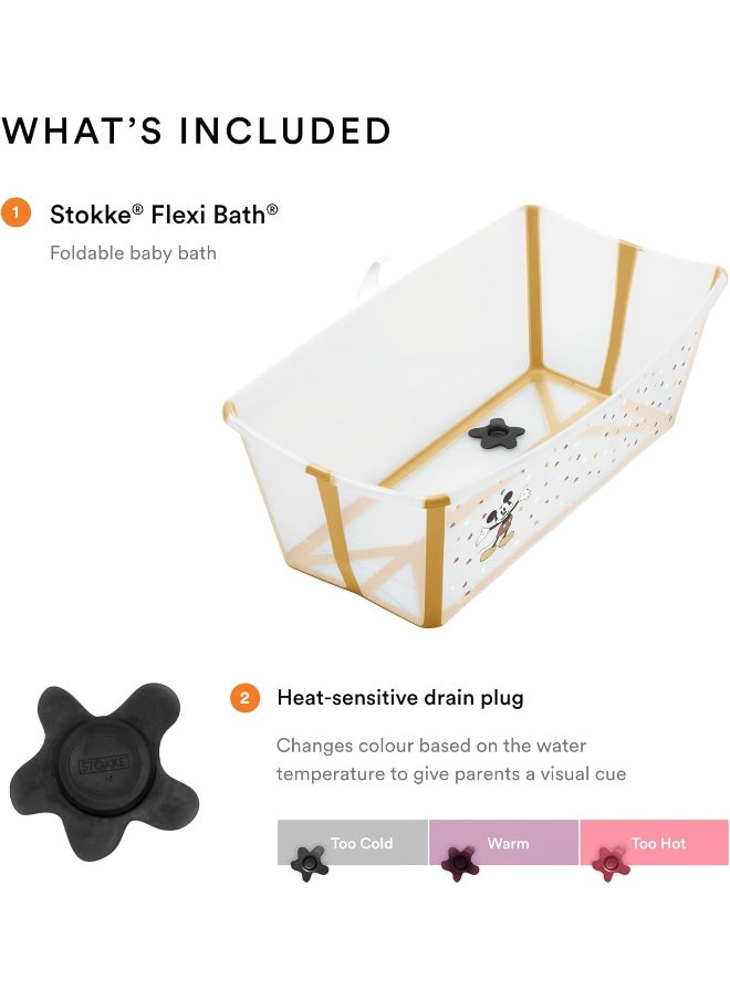 Flexi Bath Mickey Celebration White