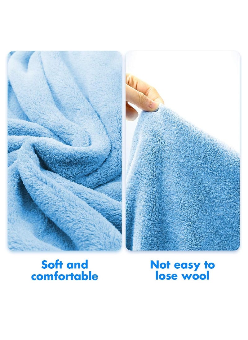 Hooded Towels for Kids 3 13 Years, Premium Beach or Bath Towel, Rabbit Design, Ultra Soft, And Extra Large, 100% Cotton Children's SwimmingBath Towel with Hood Blue Shark