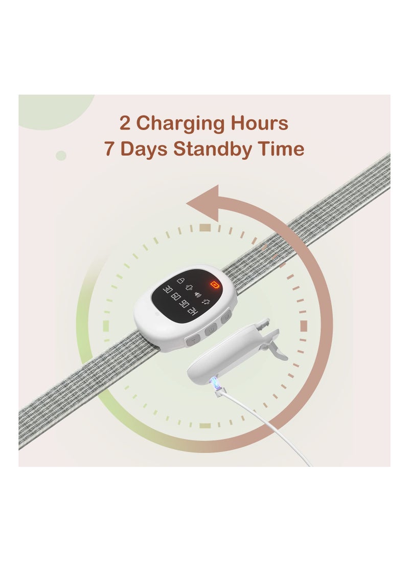 2-in-1 Wireless Bedwetting Alarm u0026 Potty Watch for Kid Elder Adult, Potty Training Watch Rechargeable Bed Wetting Alarm Customizable Potty Watch Nighttime Potty Training Potty Reminder Watch