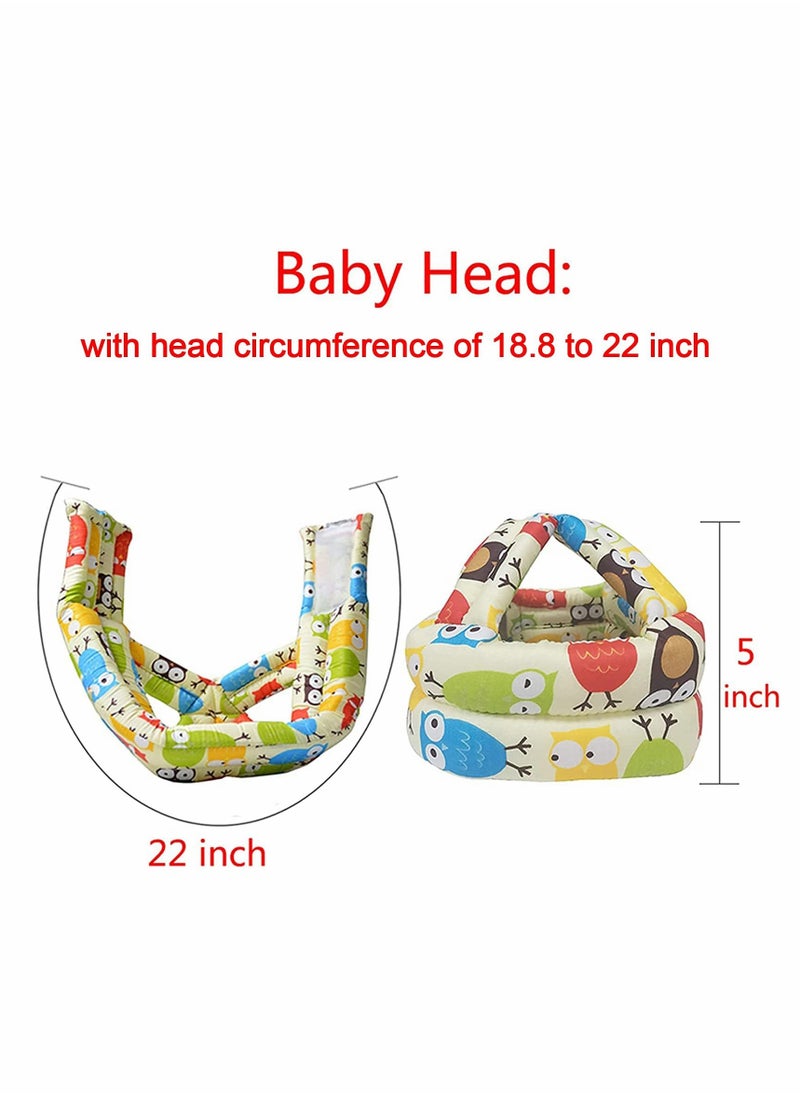 Baby Safety Head Protector Helmet Infant Toddler Upgrade Infant Breathable Safety Guard Cushion with Adjustable Straps Protection Cap Harnesses Hat for Learn to Walk Crawling and Sit