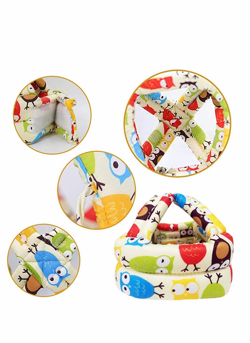 Baby Safety Head Protector Helmet Infant Toddler Upgrade Infant Breathable Safety Guard Cushion with Adjustable Straps Protection Cap Harnesses Hat for Learn to Walk Crawling and Sit