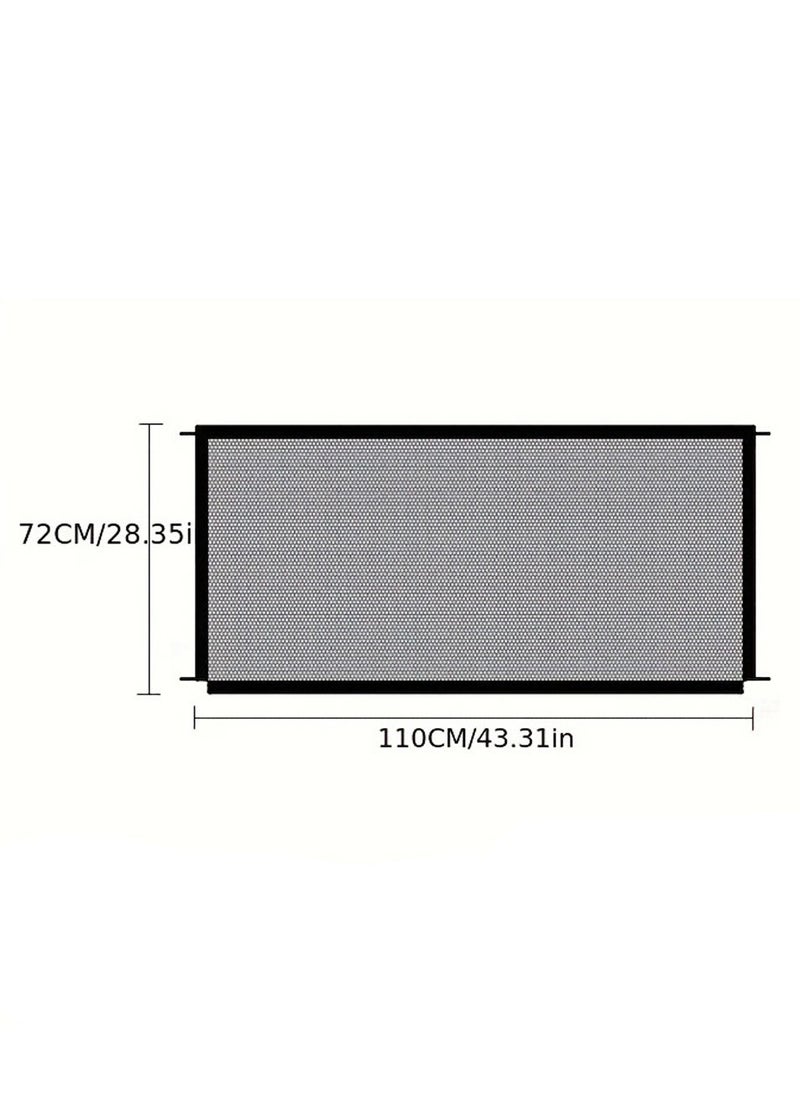 Portable Baby Safety Barrier Net, Suitable for Children and Pets, Retractable Home Staircase, Door Frame Safety Net