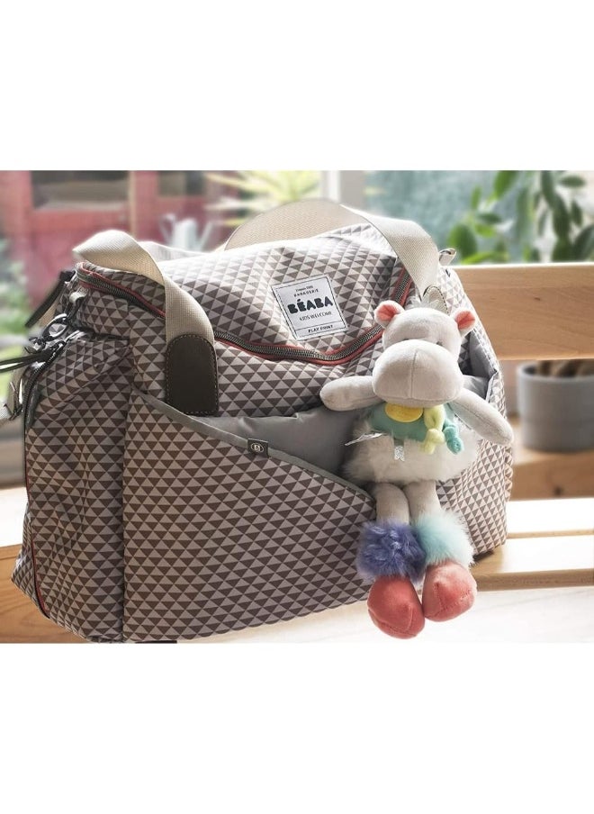 Sydney Ii Baby Changing Bag Diaper Bag For Babies And Newborn Large Capacity Baby Changing Mat Isothermal Lunch Pouch Buggy Attachment System Grey/Corail, Blue