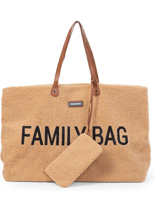 Childhome, Family Bag, Changing Bag, Travel/Weekend Bag, Large Capacity, Detachable Pouch Included, Signature Collection