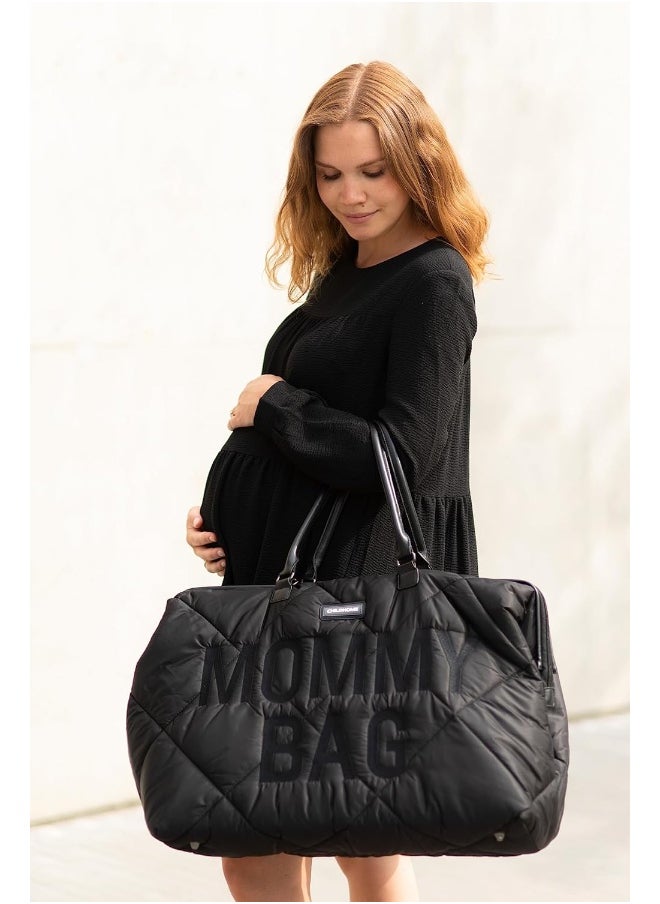 Mommy Bag Big Puffered Black