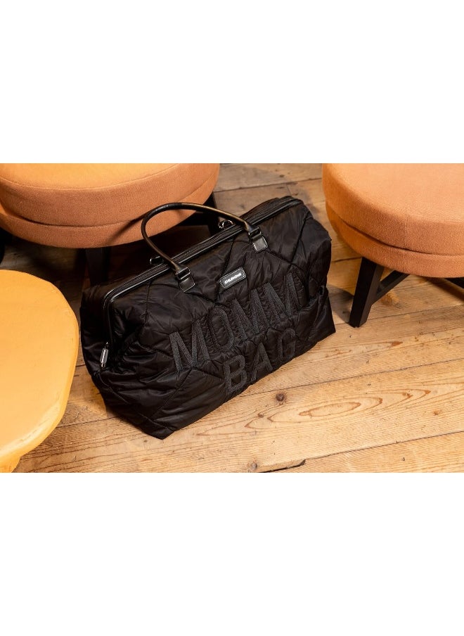 Mommy Bag Big Puffered Black