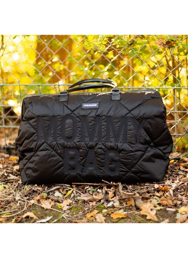 Mommy Bag Big Puffered Black