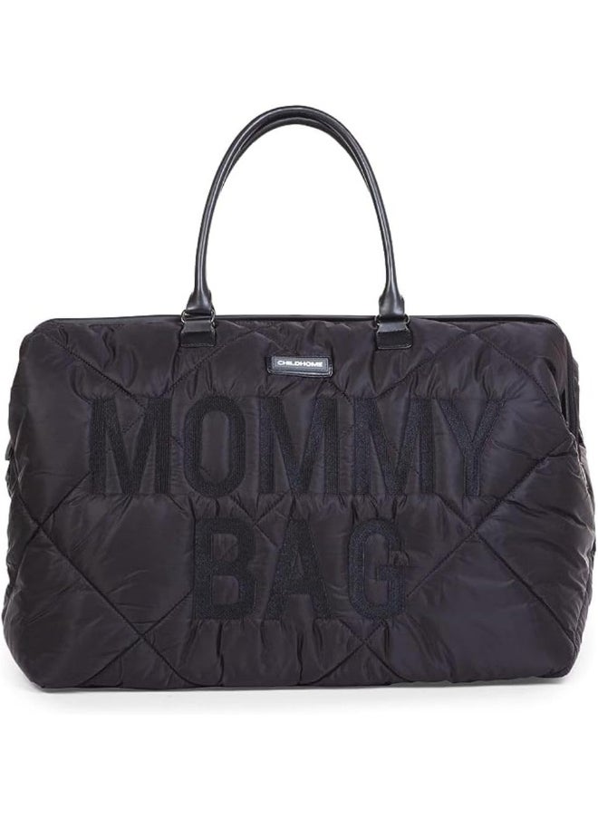 Mommy Bag Big Puffered Black