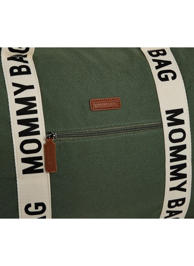 Mommy Bag, Changing Bag, Maternity Bag, Travel Bag, Large Capacity, Changing Mat, Adjustable Shoulder Strap, Compartment, Insulated Pocket, Suitcase Passage, Signature Collection Green