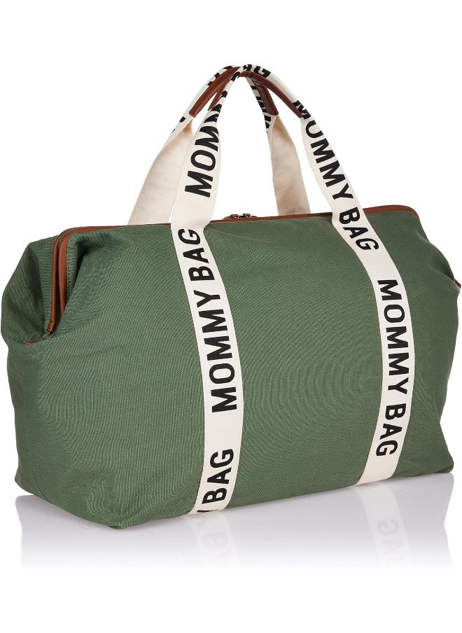 Mommy Bag, Changing Bag, Maternity Bag, Travel Bag, Large Capacity, Changing Mat, Adjustable Shoulder Strap, Compartment, Insulated Pocket, Suitcase Passage, Signature Collection Green
