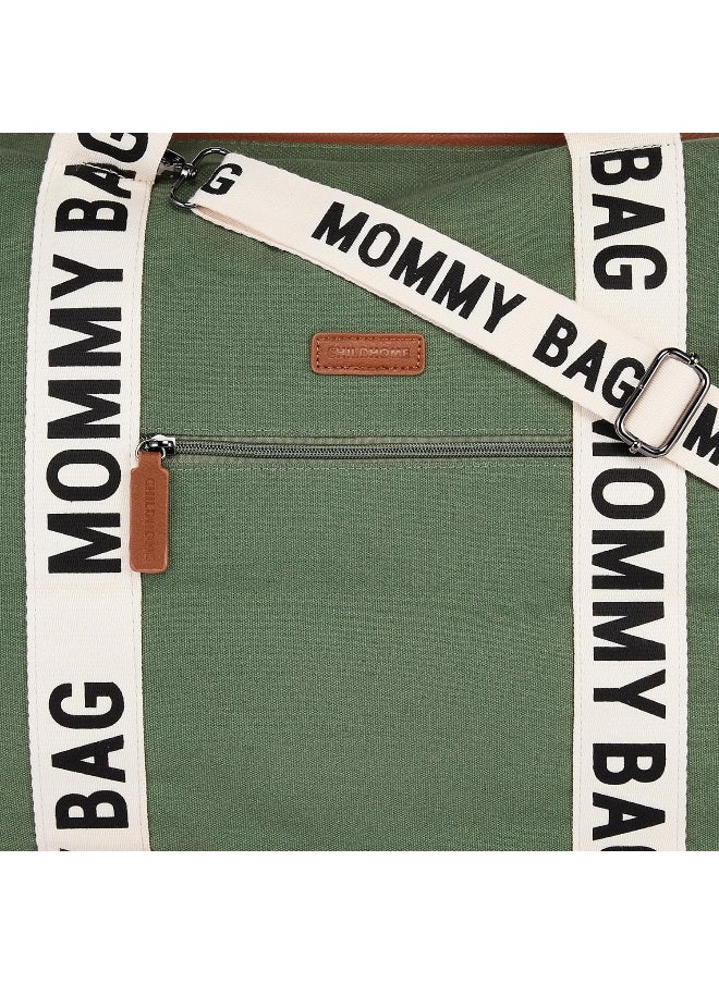 Mommy Bag, Changing Bag, Maternity Bag, Travel Bag, Large Capacity, Changing Mat, Adjustable Shoulder Strap, Compartment, Insulated Pocket, Suitcase Passage, Signature Collection Green