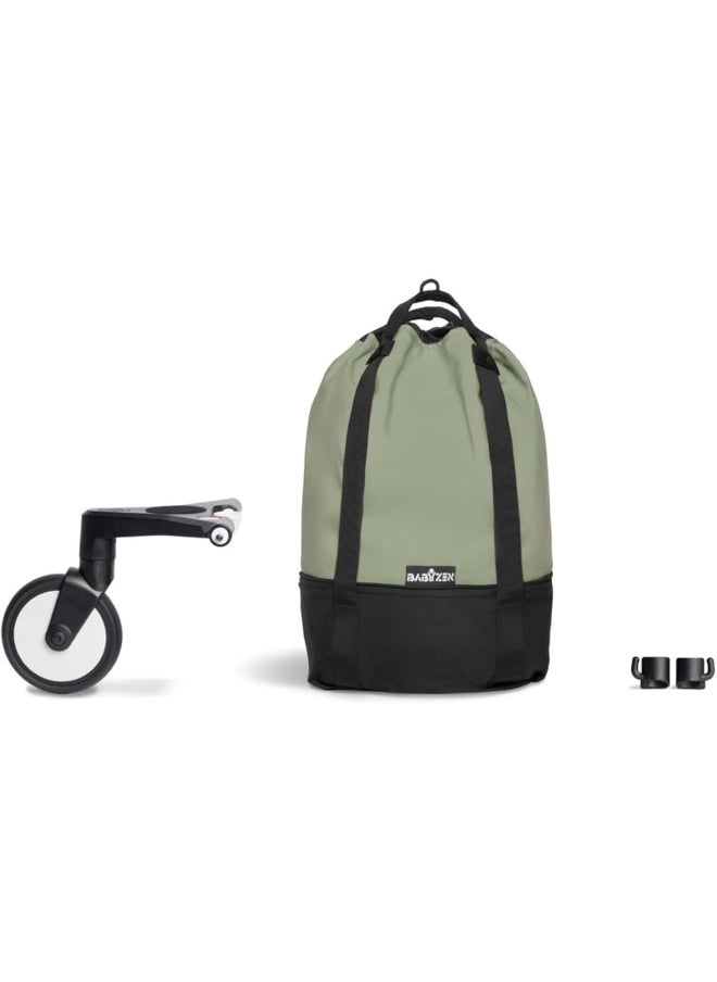 Yoyo Bag, Olive Provides Additional, Sturdy Storage On The Yoyo2 Pushchair Includes Wheel Base And Hooks