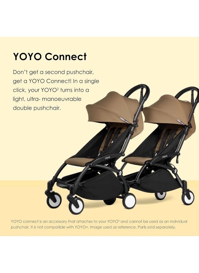 Babyzen Yoyo Stroller Connect Turn Your Yoyo2 Stroller Into A Double Stroller Still Compact And Easy To Maneuver Black