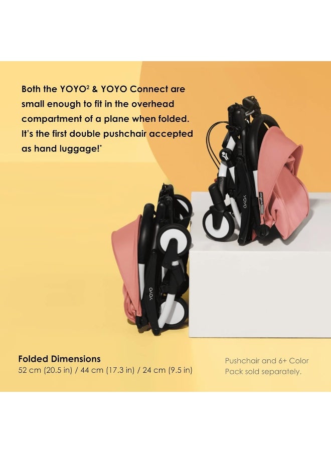 Babyzen Yoyo Stroller Connect Turn Your Yoyo2 Stroller Into A Double Stroller Still Compact And Easy To Maneuver Black